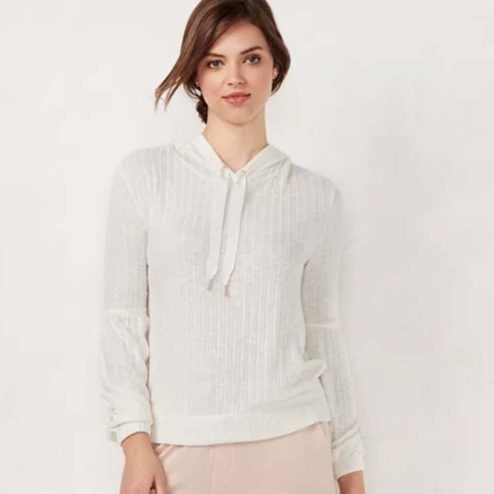 LC Lauren Conrad Hooded Sweater Large